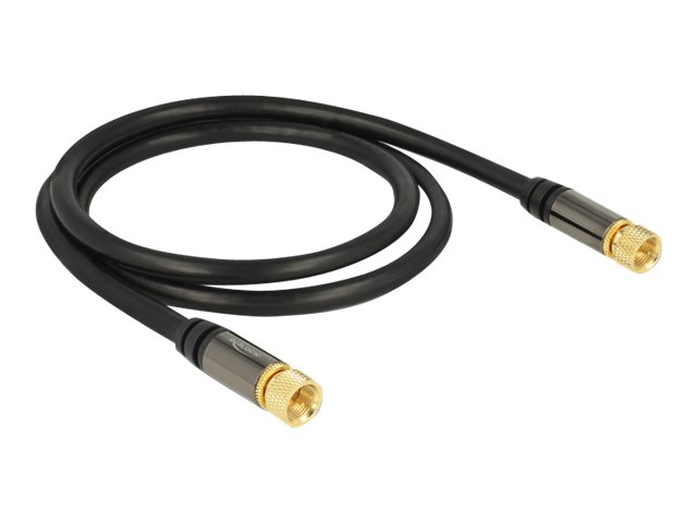Delock Antennenkabel - F-Stecker männlich zu