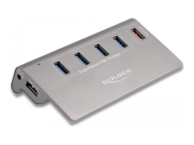 Delock Hub - 10 Gbps, + 1 Fast Charging Port