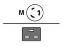 Juniper Stromkabel - NEMA 6-20 zu IEC 60320 C19