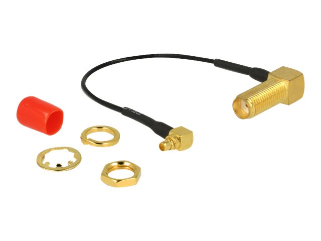 Delock Antennenkabel - SMA (M) gewinkelt zu MMCX (M)