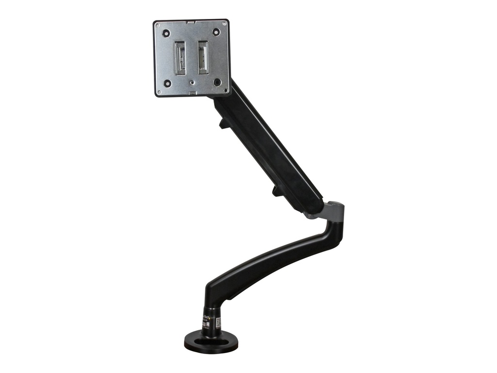 StarTech.com ARMSLIM Monitorhalterung (mit Tischhalterung, Monitorarm mit Kabelmanagement, für bis zu 34 Zoll Bildschirme) - Befestigungskit - einstellbarer Arm - für LCD-Display - Kunststoff, Stahl - Schwarz - Bildschirmgröße: 66 cm (12"-34")