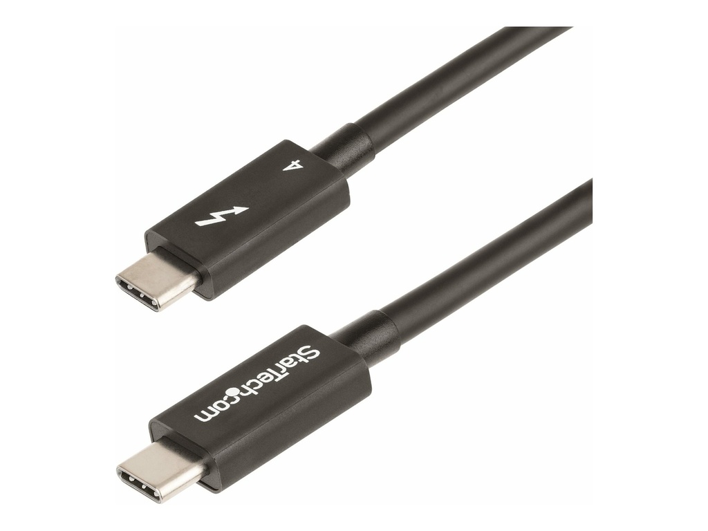 StarTech.com StarTech 50cm Thunderbolt 4 Kabel, 40Gbit/s, 100W, Intel-zertifiziert - Thunderbolt-Kabel - Thunderbolt 4 (M)