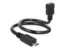 Delock OTG ShapeCable - USB-Verlängerungskabel - Micro-USB Typ B (W)