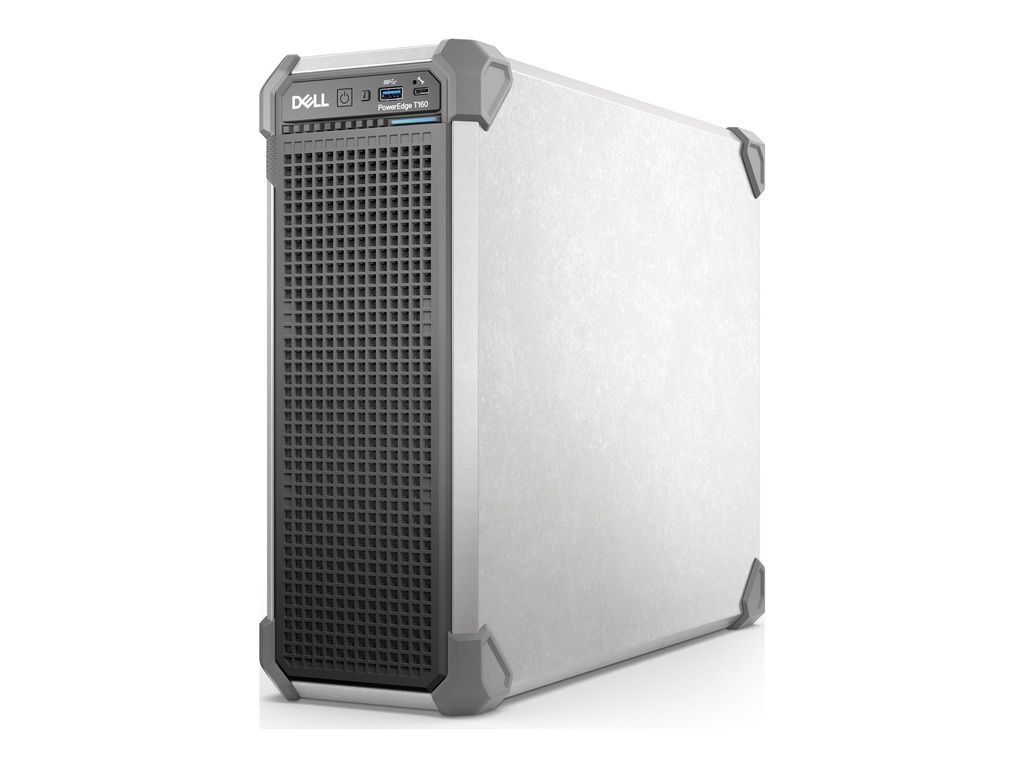 [HHCKT] Dell PowerEdge T160 - Server - Compact Tower - 1-Weg - 1 x Xeon 6315P / 2.8 GHz - RAM 32 GB - HDD 2 TB - G200eW - 1GbE - kein Betriebssystem - Monitor: keiner - Schwarz - BTP - Dell Smart Selection, Dell Smart Value - mit 3 Jahre Basis Vor-Ort (DE - 1 Jahr)