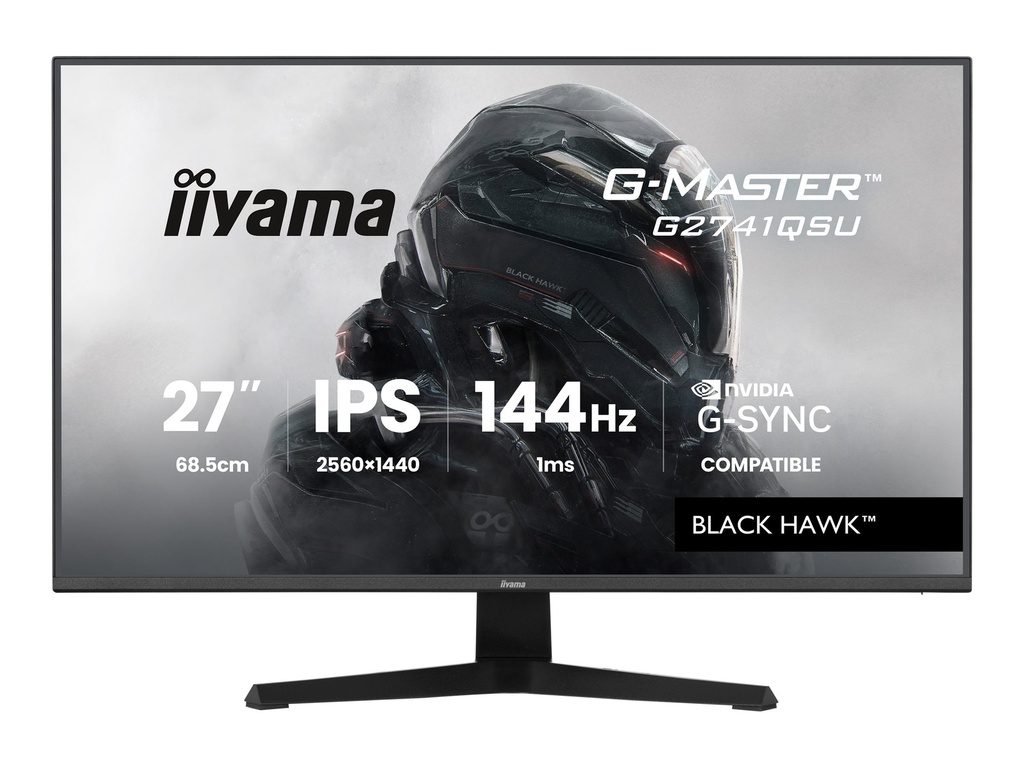 [G2741QSU-B1] Iiyama G-MASTER Black Hawk G2741QSU-B1 - LED-Monitor - Gaming - 68.6 cm (27")