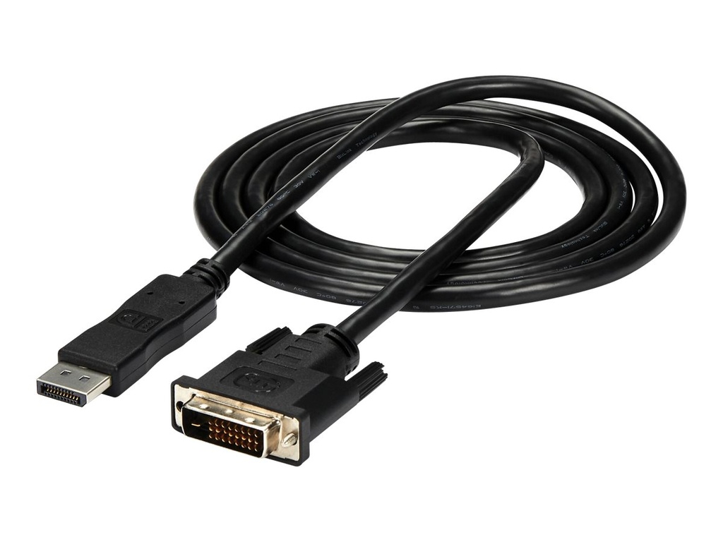 StarTech.com 1.8 m DisplayPort auf DVI Kabel - DisplayPort auf DVI Video Adapter Kabel 1080p - DisplayPort auf DVI-D Kabel Single Link - DP auf DVI Monitor Kabel - DP 1.2 auf DVI Adapter (DP2DVIMM6)