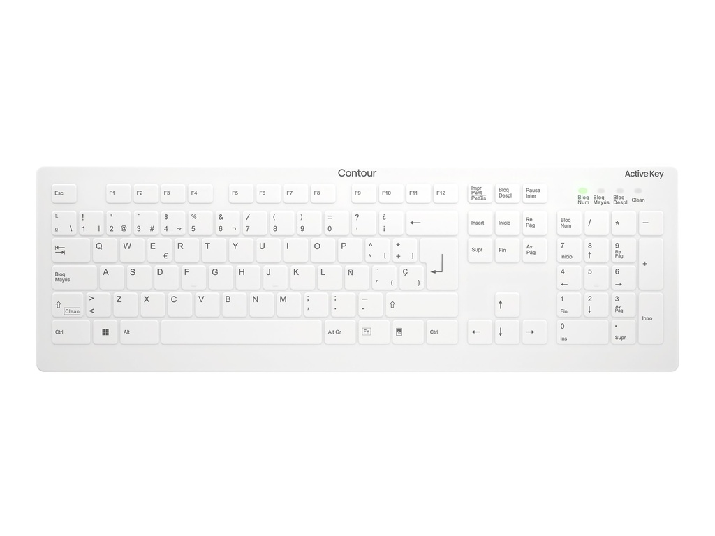 Cherry Contour Active Key QuickClean AK-C8112 - Tastatur