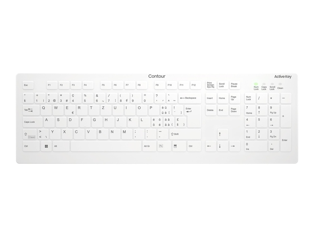 Cherry Contour Active Key AK-C8112 - Tastatur - medizinisch