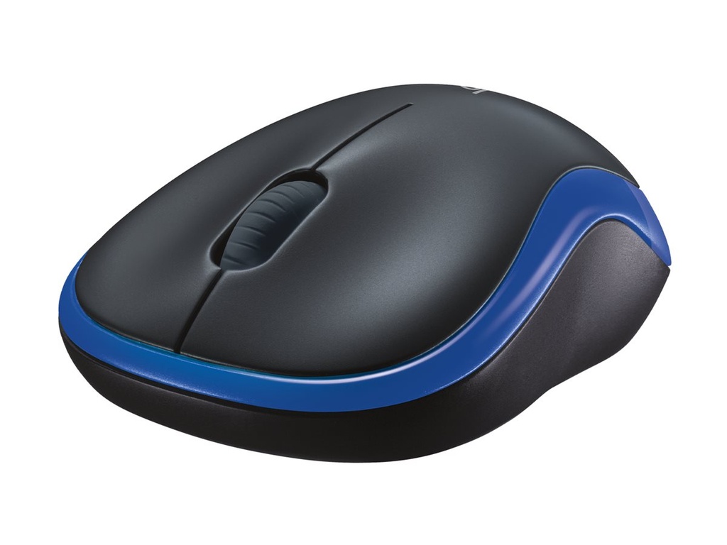 Logitech M185 - Maus - optisch - kabellos - 2.4 GHz - kabelloser Empfänger (USB)
