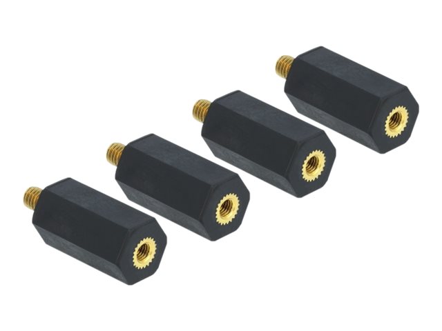 Delock Befestigungskit - Kunststoff - Schwarz