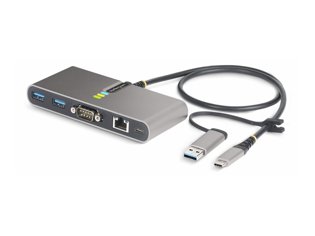 StarTech.com 2-Port USB-C/USB-A Hub with GbE