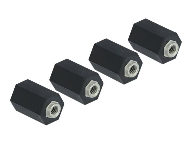 Delock Befestigungskit - Kunststoff - Schwarz