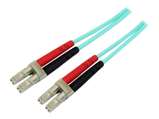 StarTech.com 3 m LC auf LC OM4 Multimode Glasfaserkabel, LWL Patchkabel - Netzwerkkabel - LC Multi-Mode (M)
