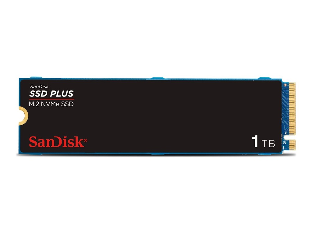 [SDSSDA3N-1T00-G26] SanDisk SSD PLUS - SSD - 1 TB - intern - M.2 2280 - PCIe 3.0 (NVMe)