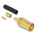 Delock SMB Stecker zum Crimpen RG-174 RG-316mit passendem Schrumpfschlauch