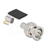 Delock BNC Stecker zum Crimpen RG6mit passendem Schrumpfschlauch