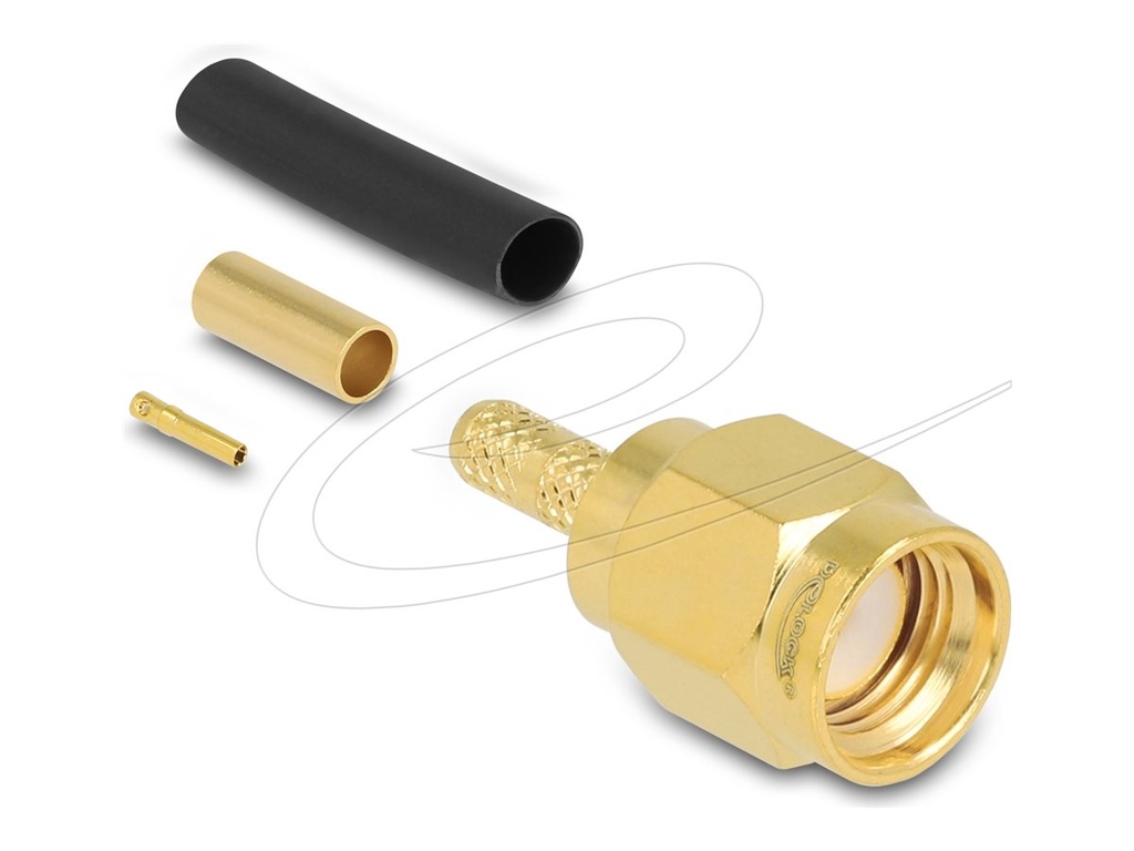 Delock Antennenanschluss - RP-SMA (M) quetschen