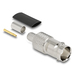 Delock BNC Buchse zum Crimpen RG-59 passend. schrumpfschlau