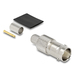 Delock BNC Buchse zum Crimpen RG-6 passend. schrumpfschlauch