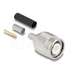 Delock TNC Stecker zum Crimpen LMR 200mit passendem Schrumpfschlauch