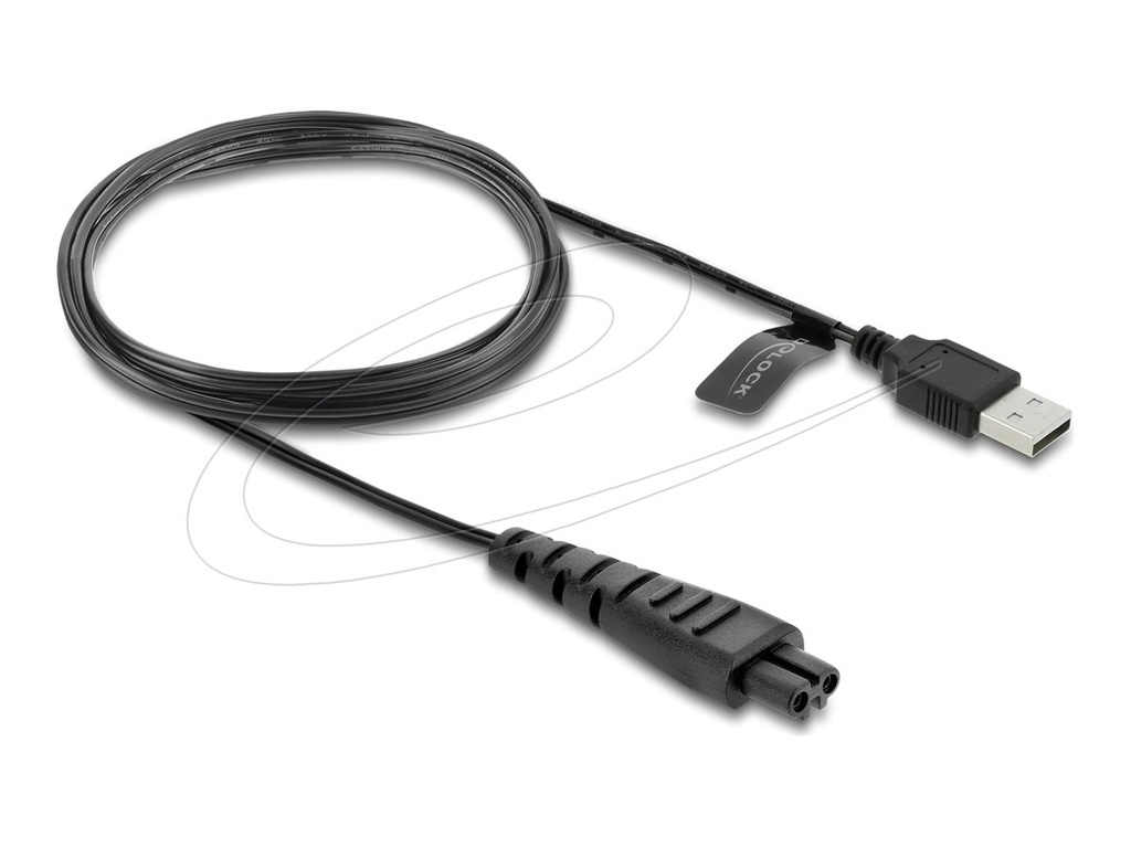 Delock Stromkabel - USB (M) zu 2-polig (M)