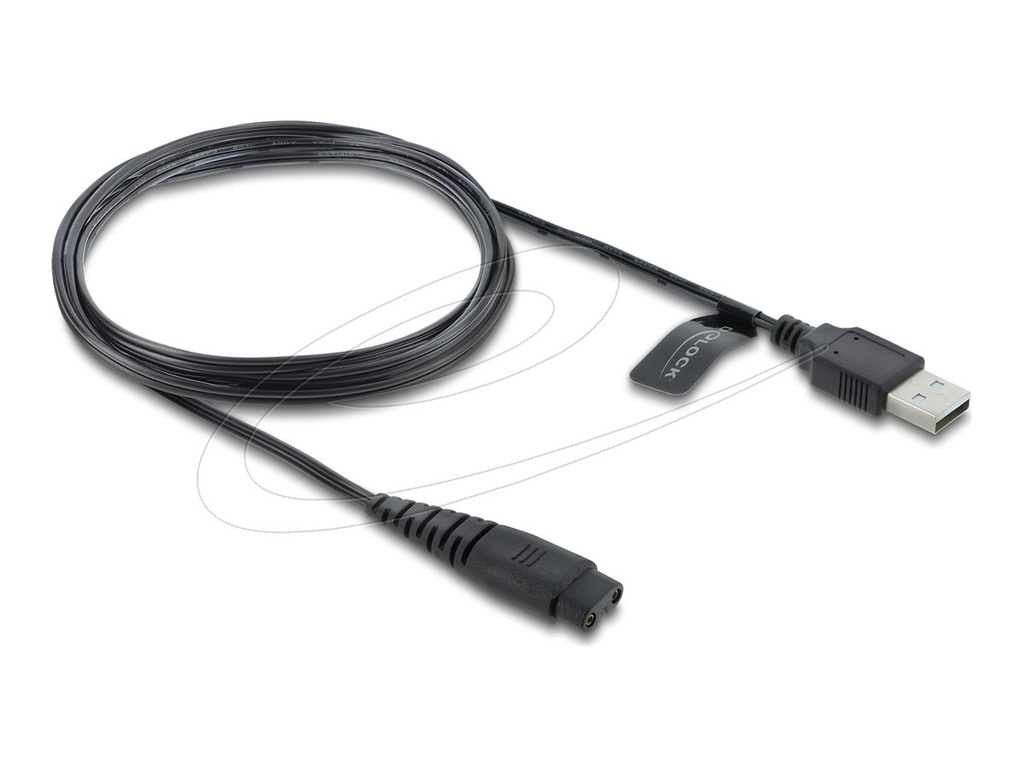 Delock Stromkabel - USB (M) zu 2-polig (M)