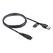 Delock USB Ladekabel 5 V für Elektrorasierer kompatibel mit Hatteker RFC-588 - Kabel - Digital/Daten