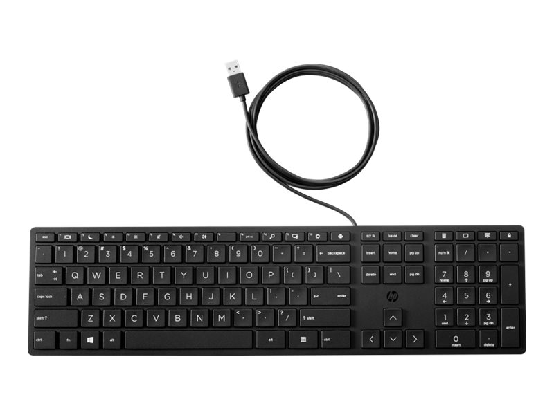 HP 320K v2 - Tastatur - USB - Deutsch - bulk (Packung mit 12)