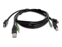 StarTech.com Adapterkabel - HDMI, USB Typ A, 3,5 mm Audioanschluss männlich zu HDMI, USB Type B, 3,5 mm Audioanschluss männlich
