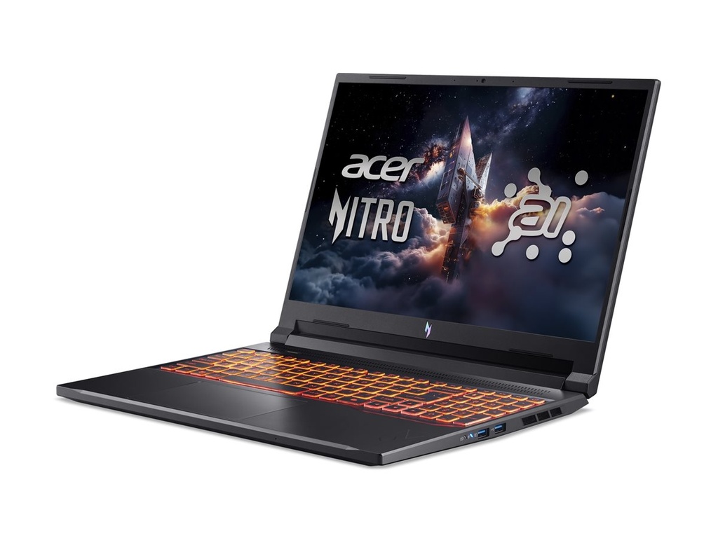 Acer Nitro V 16 AI ANV16-42 - AMD Ryzen 7 260 / 3.8 GHz - Win 11 Home - GeForce RTX 5070 - 16 GB RAM - 1.024 TB SSD NVMe - 40.6 cm (16")