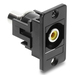 Delock Panel Mount Cinch Buchse zu gelb schwarz