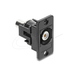Delock Panel Mount Cinch Buchse zu weiß schwarz - Kabel - Digital/Daten