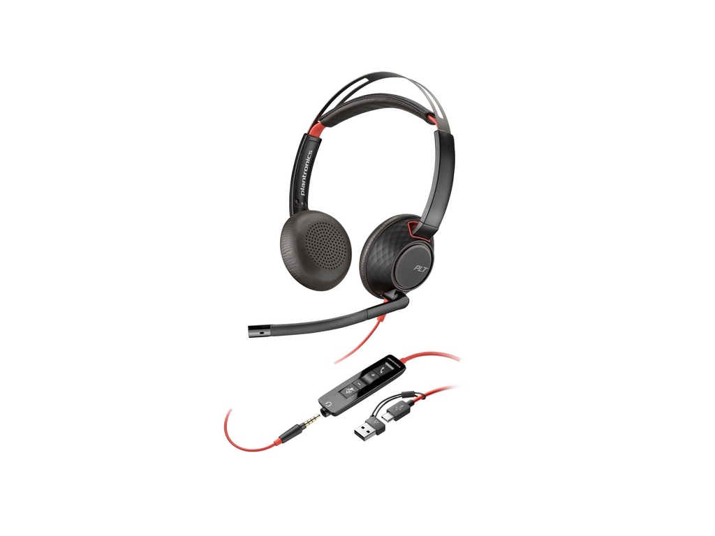 Poly HP Poly Blackwire 5220 - Headset - On-Ear - kabelgebunden