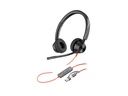 Poly Blackwire 3320 Stereo Headset - Headset - 20 KHz
