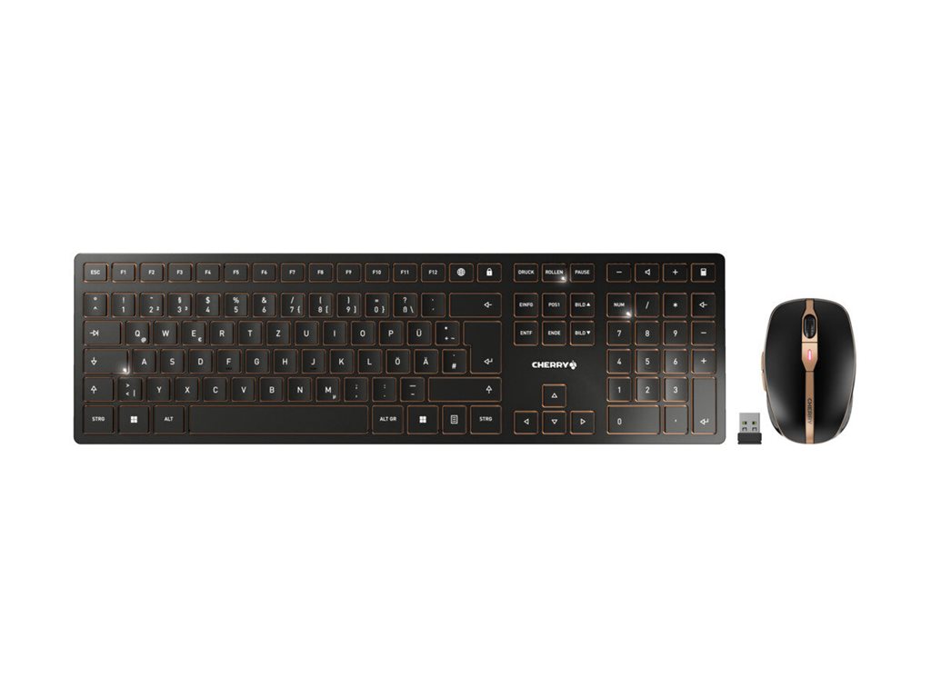 Cherry DW 9000 SLIM - Tastatur-und-Maus-Set