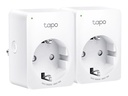 TP-LINK Tapo P110 V1 - Smart-Stecker - mini - kabellos - 802.11b/g/n - 2.4 Ghz (Packung mit 2)