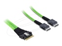 Delock Internes SAS-Kabel - 8i Slim SAS (SFF-8654)