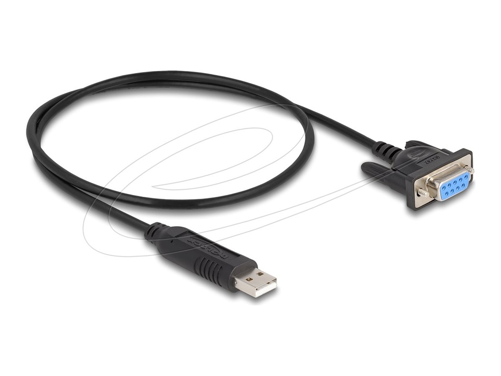 Delock Kabel USB / seriell - USB (M) zu DB-9 (W)