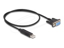 Delock Kabel USB / seriell - USB (M) zu DB-9 (W)