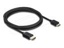 Delock High Speed - HDMI-Kabel - HDMI männlich zu 19-poliger Mini-HDMI männlich - 3 m - dreifach abgeschirmtes Koaxialkabel - Schwarz - 8K60Hz (7680 x 4320)