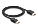 Delock High Speed - HDMI-Kabel - HDMI männlich zu HDMI männlich - 1 m - dreifach abgeschirmtes Koaxialkabel - Schwarz - 8K60Hz (7680 x 4320)