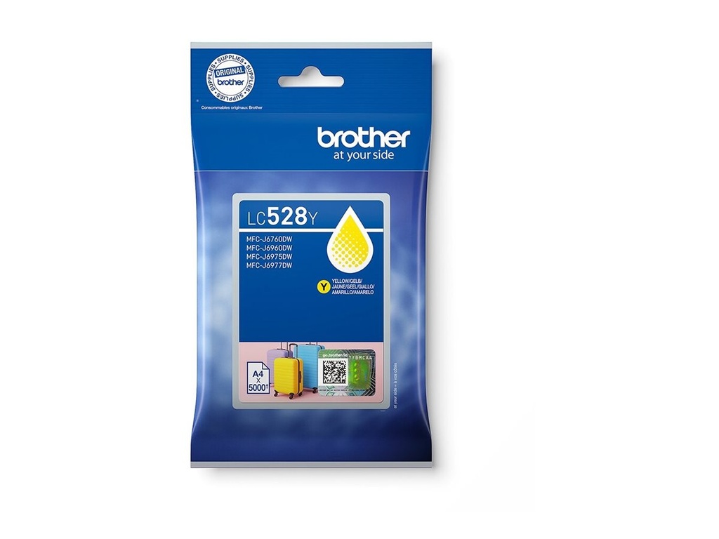 [LC528Y] Brother LC528Y - Gelb - original - Kissenverpackung