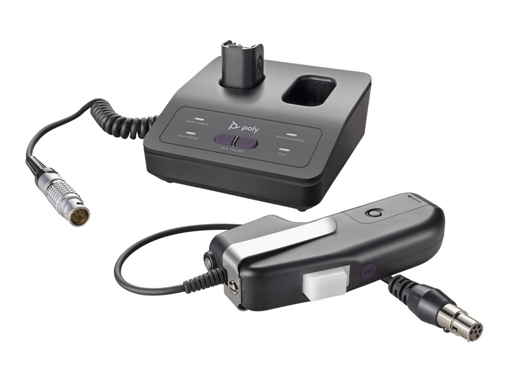 Poly HP Poly CA22CD-DC - Kabelloser PTT-Headset-Adapter (Push-To-Talk)