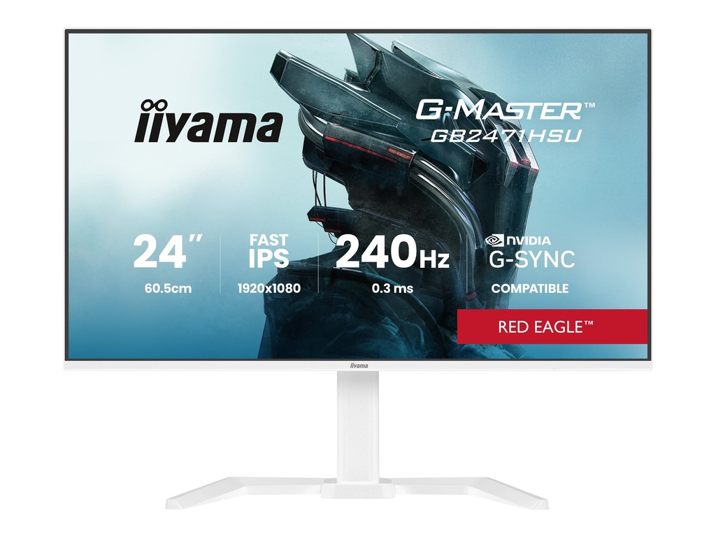 [GB2471HSU-W1] Iiyama G-MASTER Red Eagle GB2471HSU-W1 - LED-Monitor - Gaming - 61 cm (24")