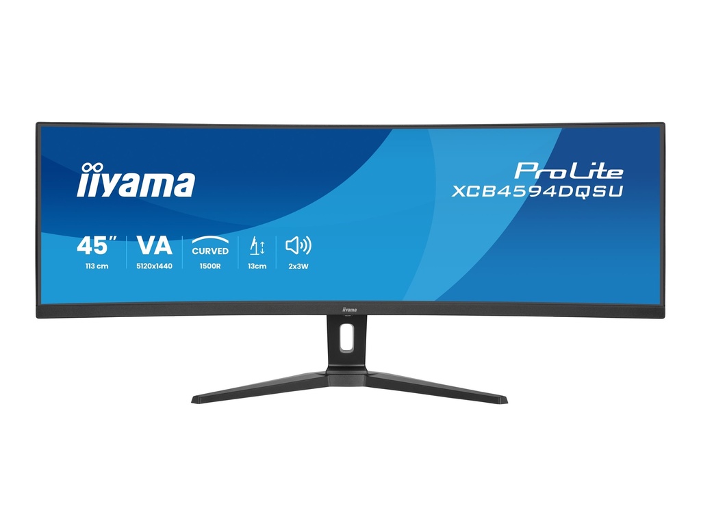 [XCB4594DQSU-B1] Iiyama ProLite XCB4594DQSU-B1 - LED-Monitor - gebogen - 114.3 cm (45")