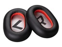 Poly HP Poly - Ohrpolster für Bluetooth-Headset - Kunstleder - Schwarz (Packung mit 2)