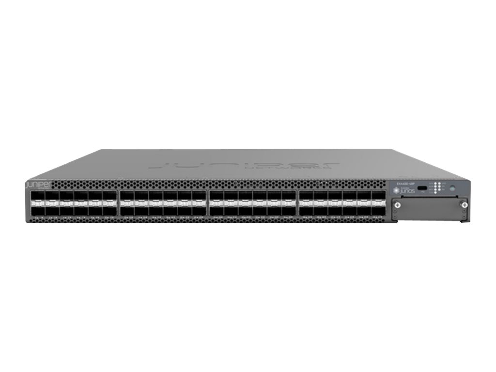 Juniper EX Series EX4400-48F - Switch - L3 - managed - 12 x 1 Gigabit / 10 Gigabit SFP+ + 2 x 100 Gigabit (Uplink / Stacking)