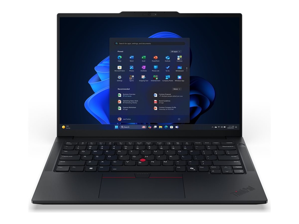 Lenovo ThinkPad E14 Gen 7 21U2 - 180°-Scharnierdesign - Intel Core Ultra 7 256V - Win 11 Pro - Intel Arc Graphics 140V - 16 GB RAM - 512 GB SSD TCG Opal Encryption 2, NVMe - 35.6 cm (14")