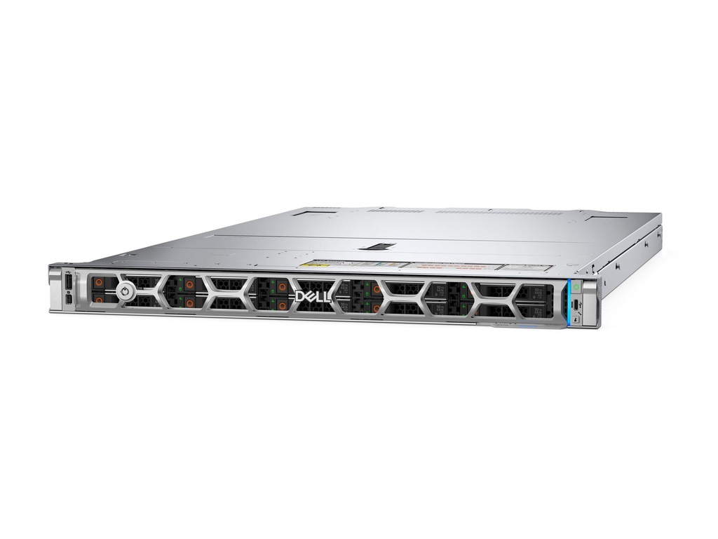 Dell PowerEdge R470 - Server - Rack-Montage - 1U - 1-Weg - 1 x Xeon 6507P / 3.5 GHz - RAM 32 GB - SAS - Hot-Swap 6.4 cm (2.5")