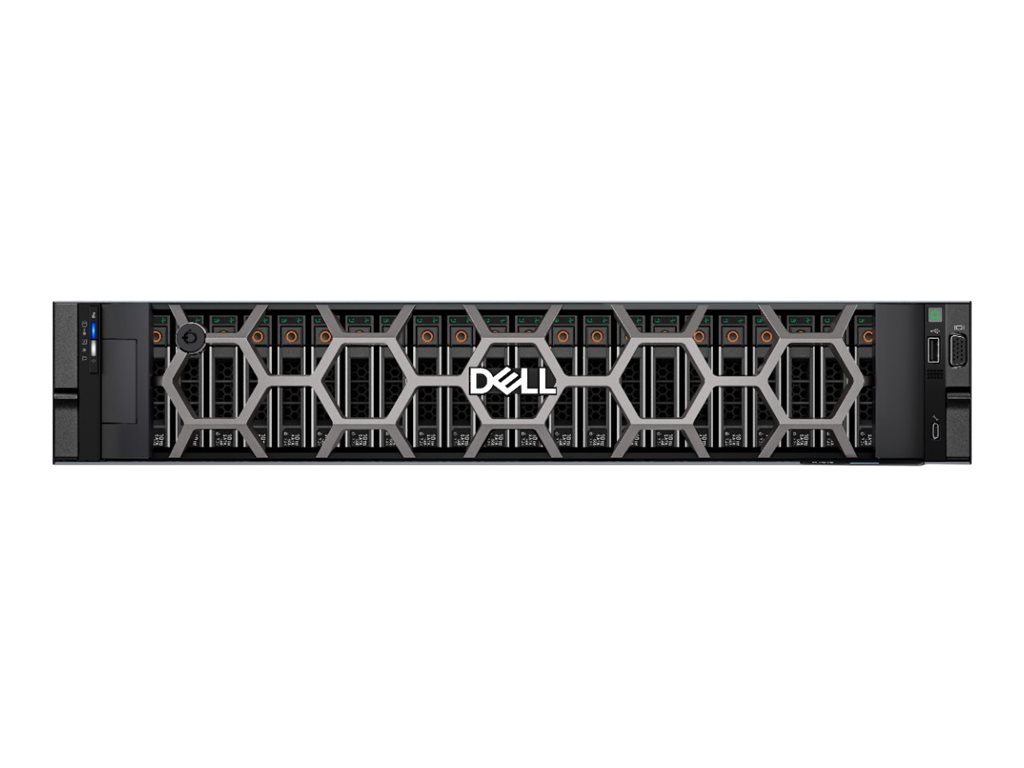 Dell PowerEdge R7615 - Server - Rack-Montage - 2U - 1-Weg - 1 x EPYC 9254 / 2.9 GHz - RAM 32 GB - SAS - Hot-Swap 8.9 cm (3.5")